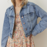 MARINE LAYER MARINE LAYER ASH CROP DENIM JACKET