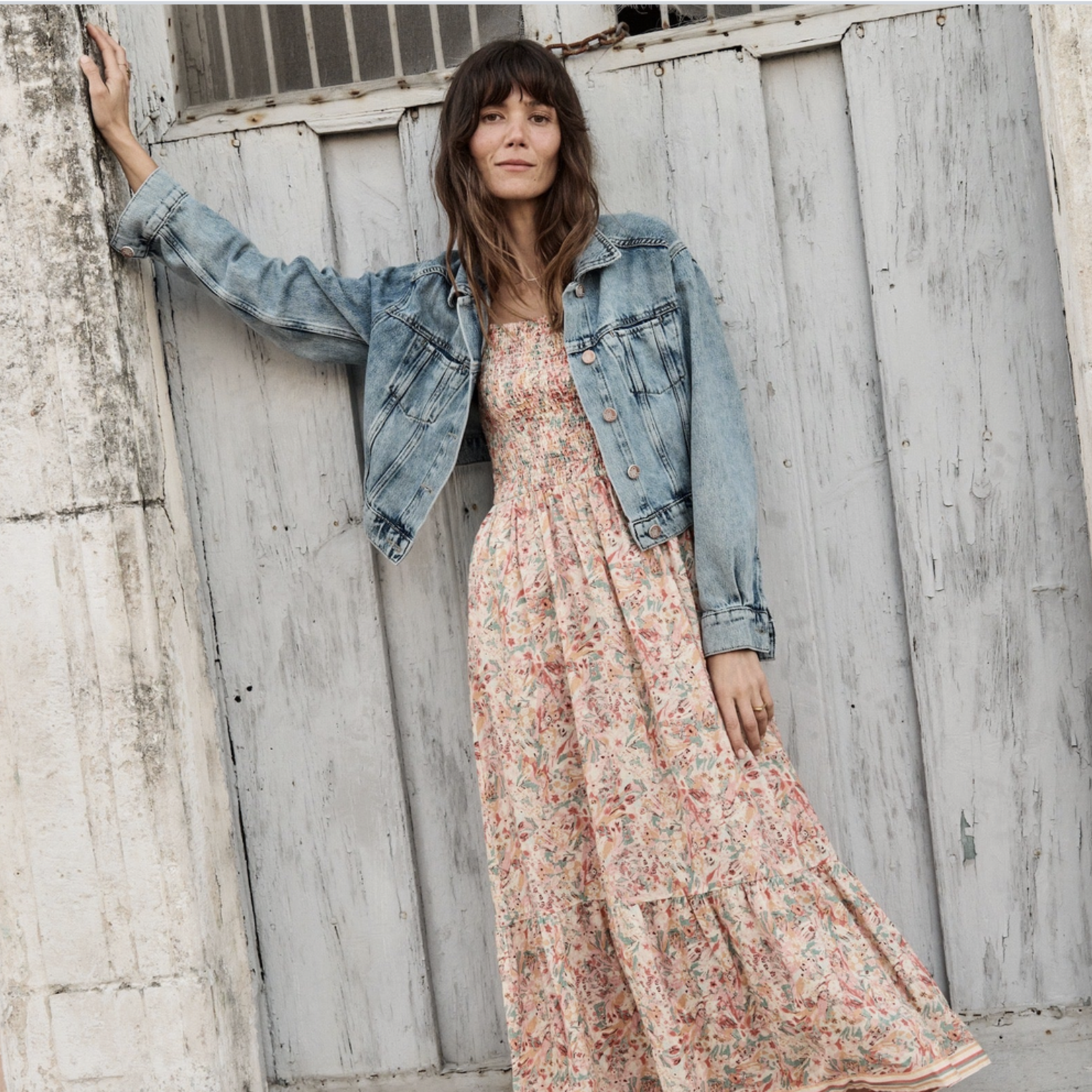 MARINE LAYER MARINE LAYER ASH CROP DENIM JACKET