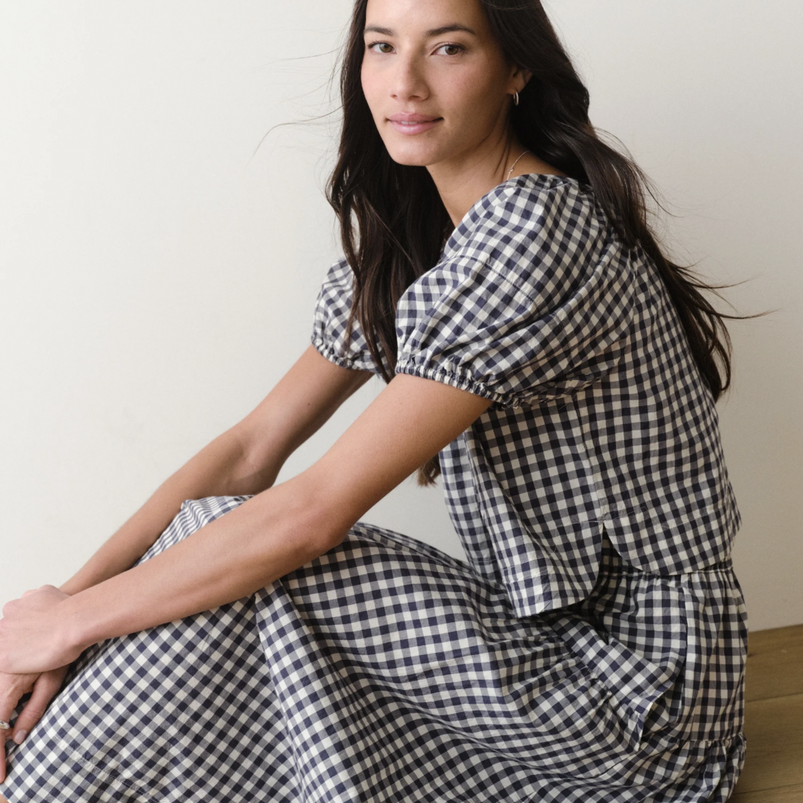 MARINE LAYER MARINE LAYER GIA POPLIN BLOUSE