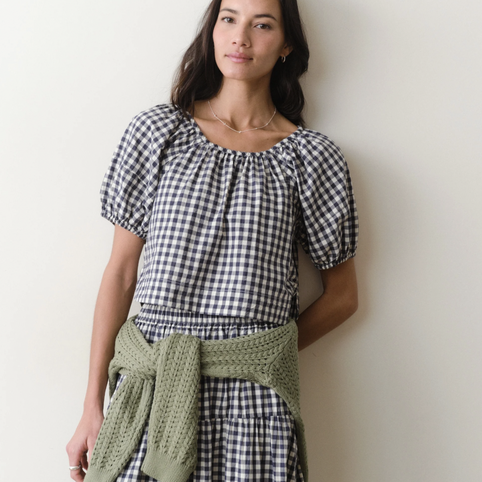 MARINE LAYER MARINE LAYER GIA POPLIN BLOUSE