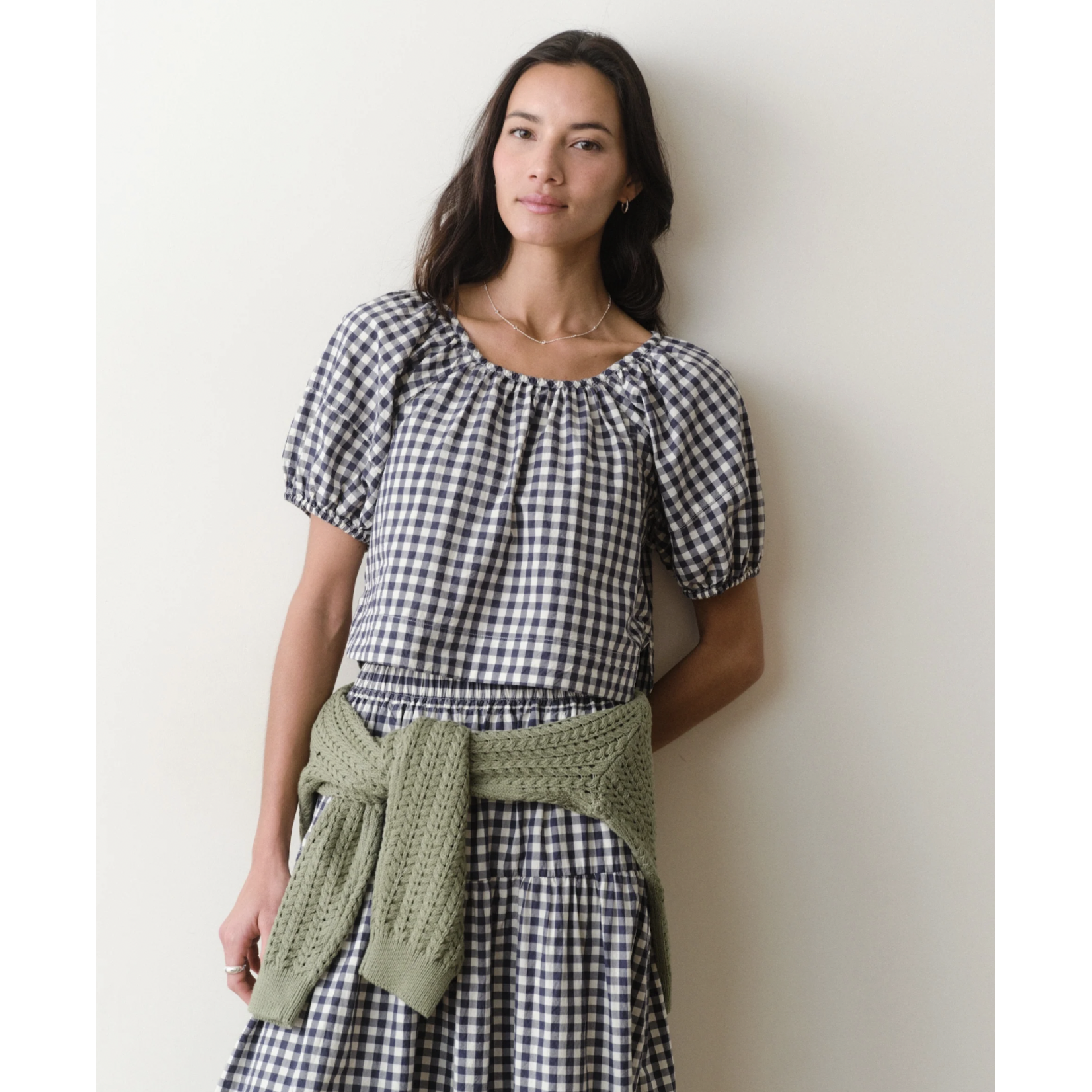 MARINE LAYER MARINE LAYER GIA POPLIN BLOUSE