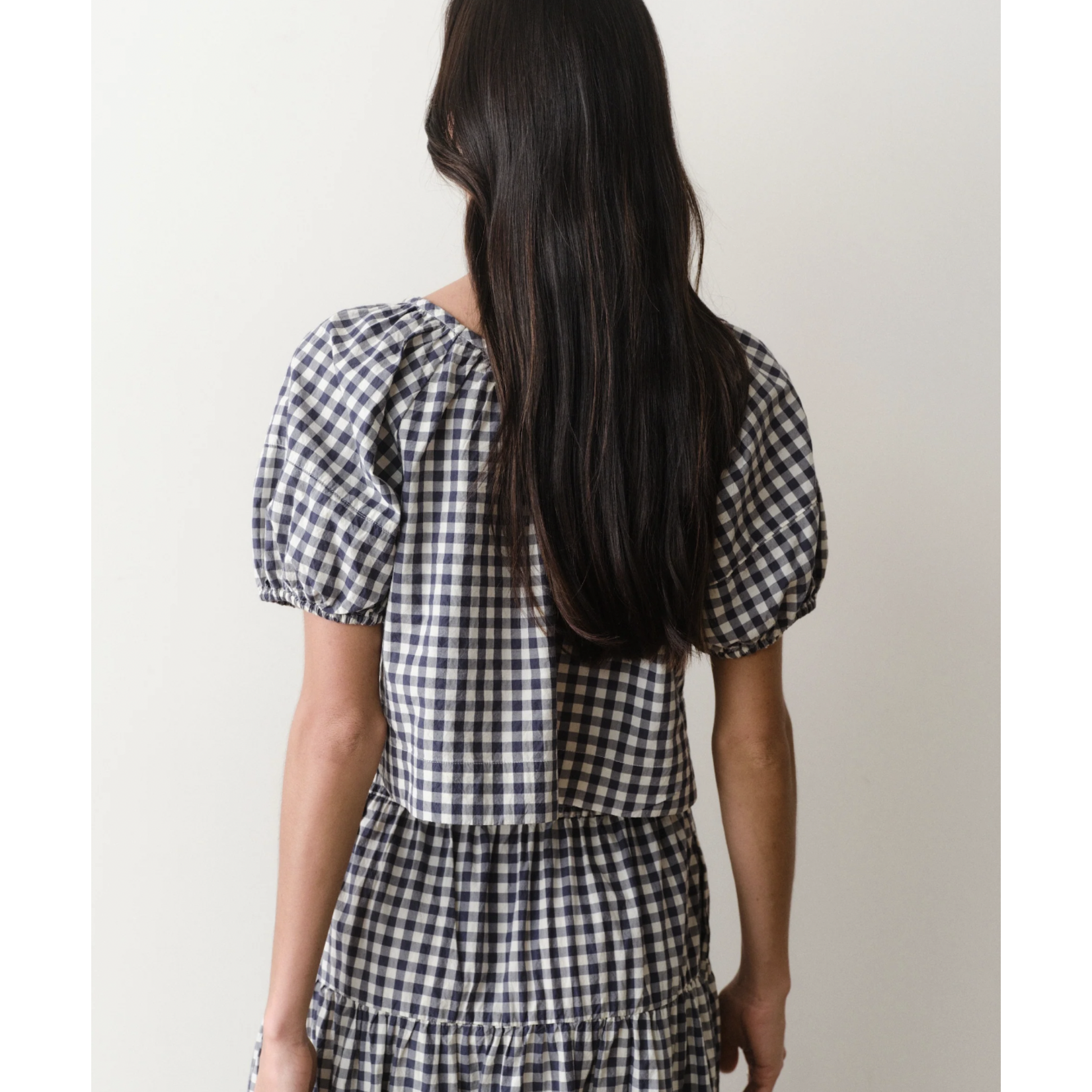 MARINE LAYER MARINE LAYER GIA POPLIN BLOUSE