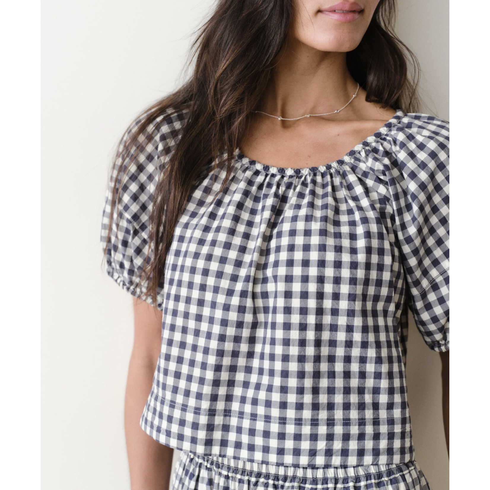 MARINE LAYER MARINE LAYER GIA POPLIN BLOUSE