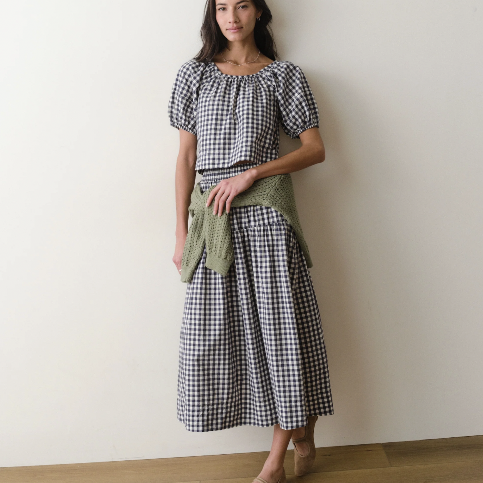 MARINE LAYER MARINE LAYER GIA POPLIN BLOUSE