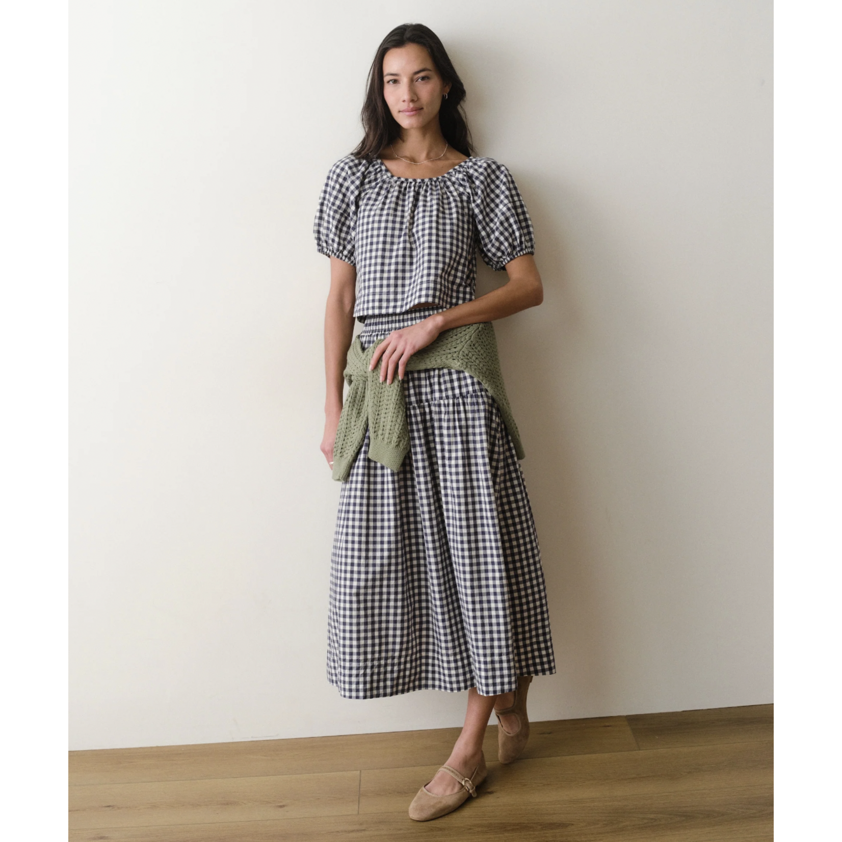 MARINE LAYER MARINE LAYER GIA POPLIN BLOUSE