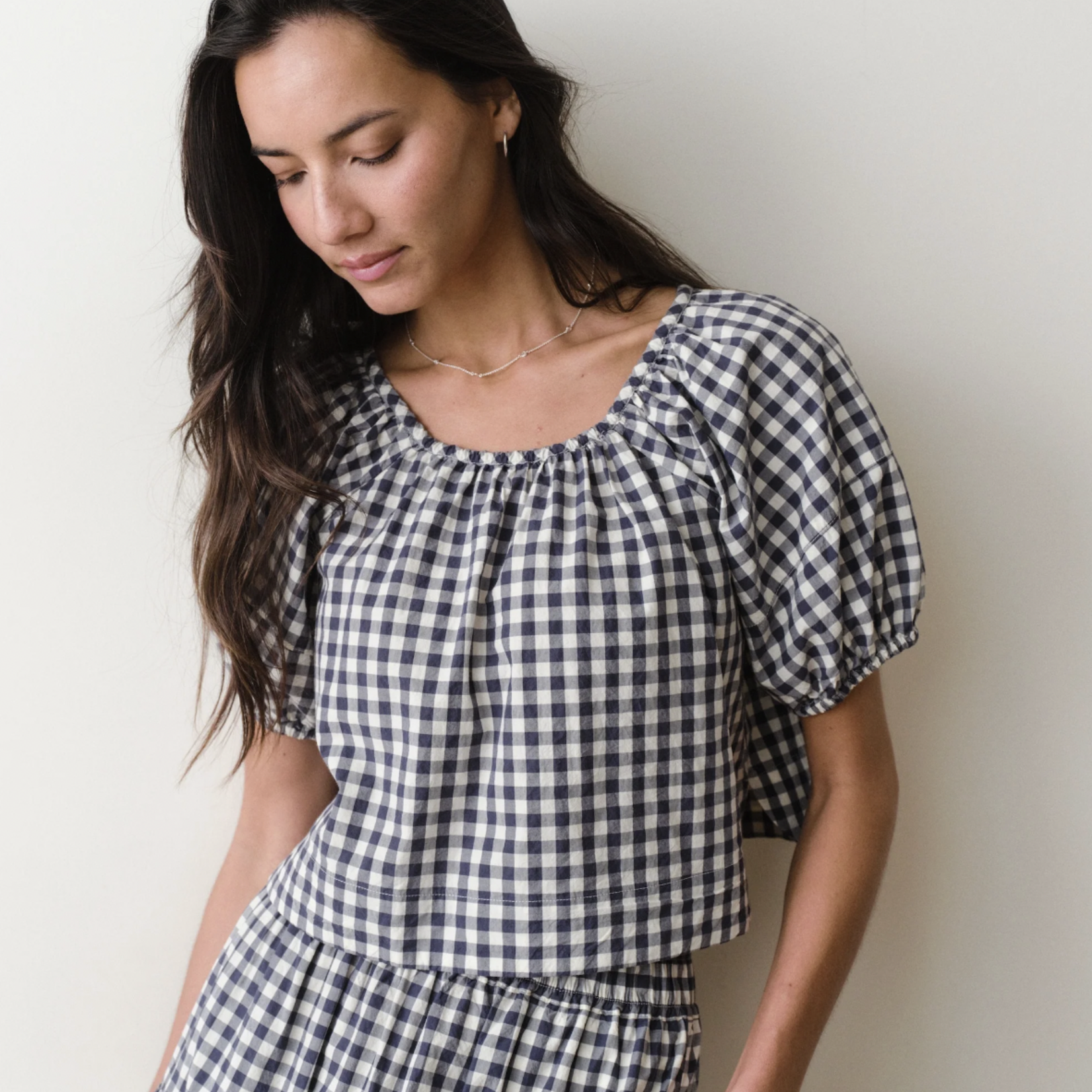 MARINE LAYER MARINE LAYER GIA POPLIN BLOUSE