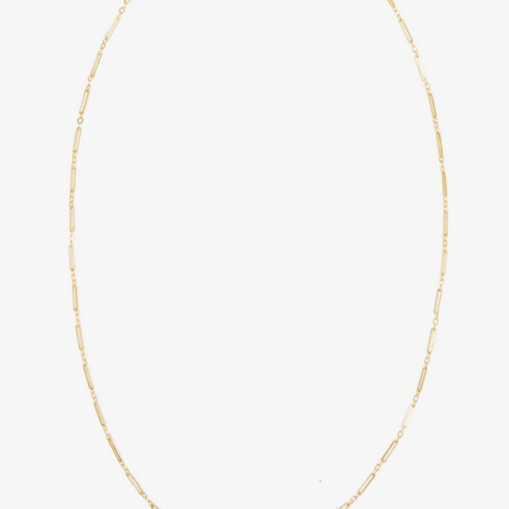 CLARE V. CLARE V. PAPERCLIP CHAIN NECKLACE