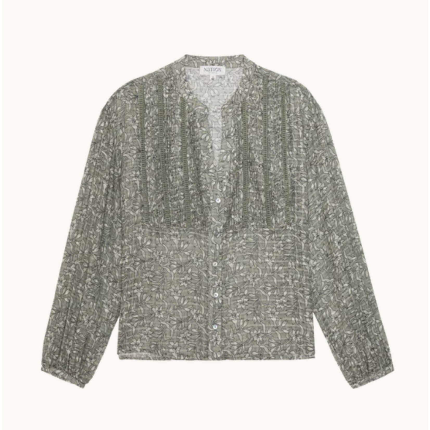 NATION LTD NATION VELLA PINTUCKED TOP