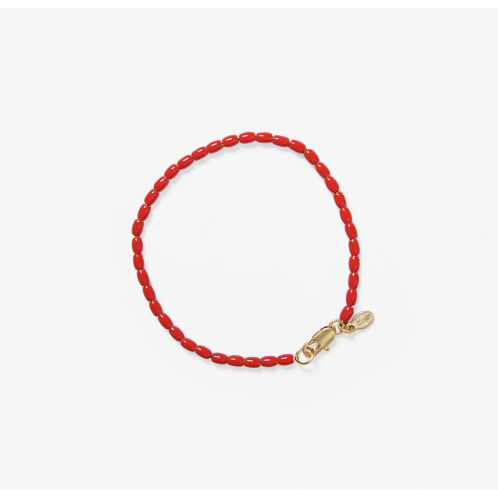 CLARE V. CLARE V. ENAMEL BARREL CHAIN BRACELET
