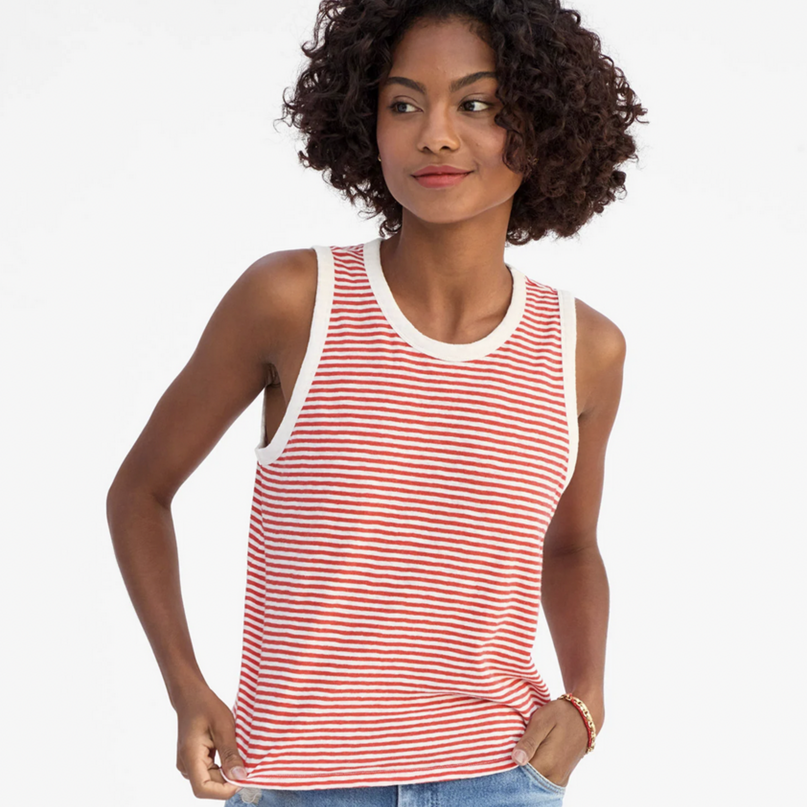 CLARE V. CLARE V. CAMP FIT TANK