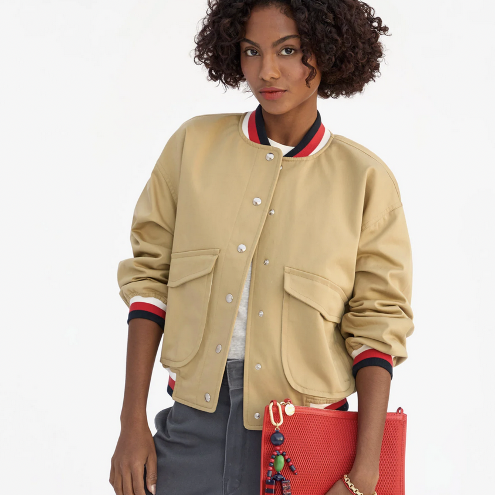 CLARE V. CLARE V. FLAT CLUTCH W/ TABS