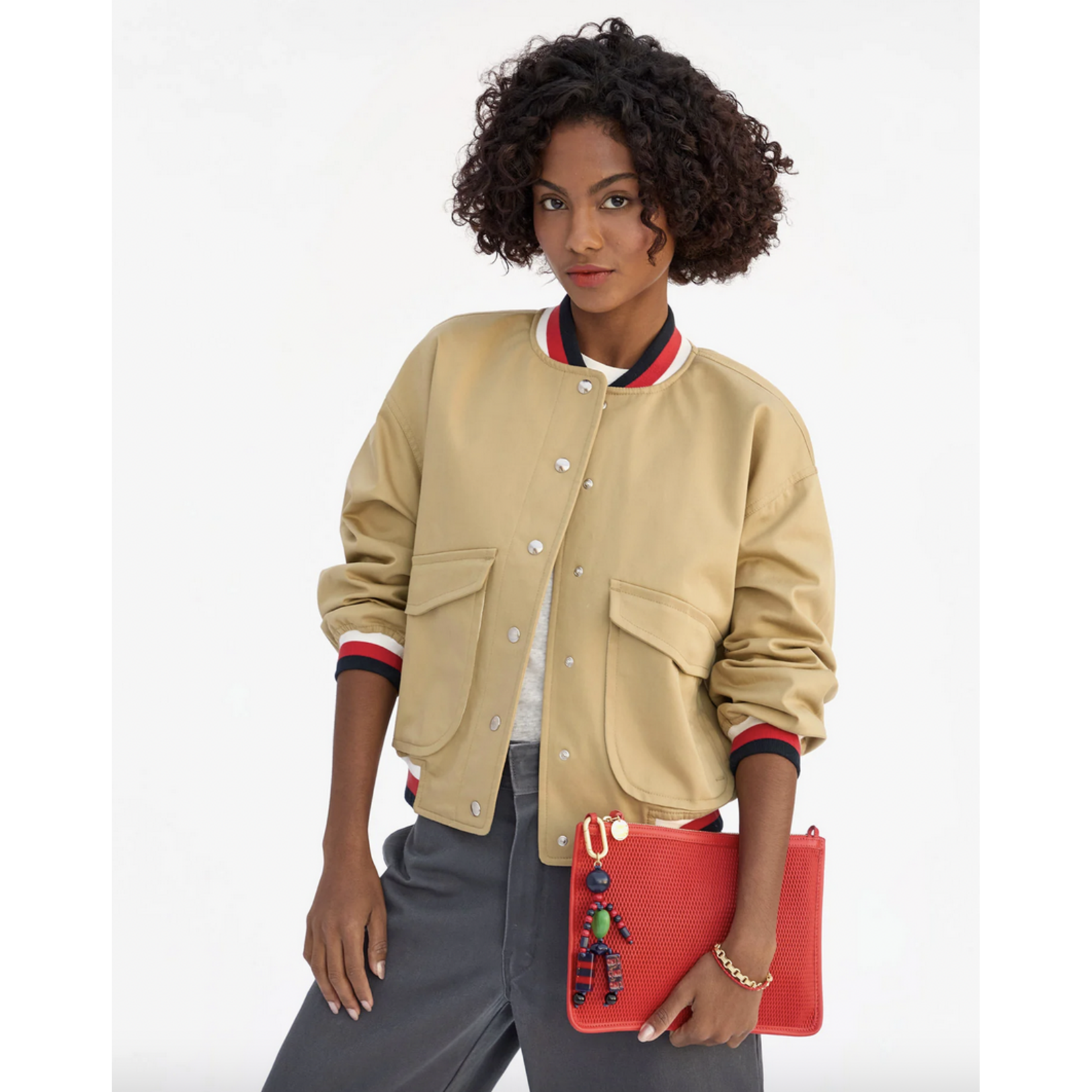 CLARE V. CLARE V. FLAT CLUTCH W/ TABS