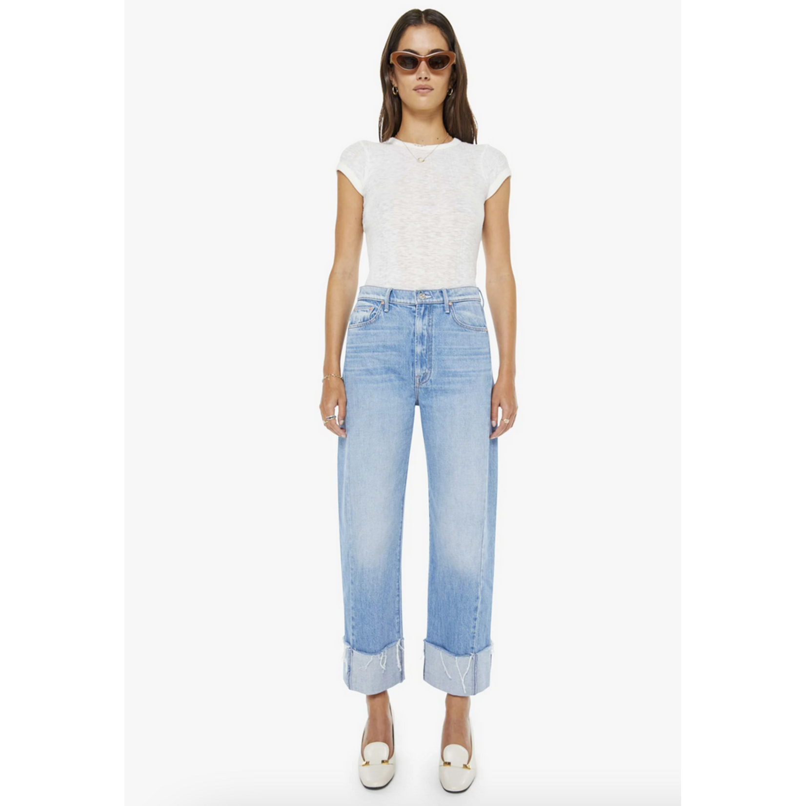 MOTHER MOTHER HALF PIPE ANKLE CUFF FRAY