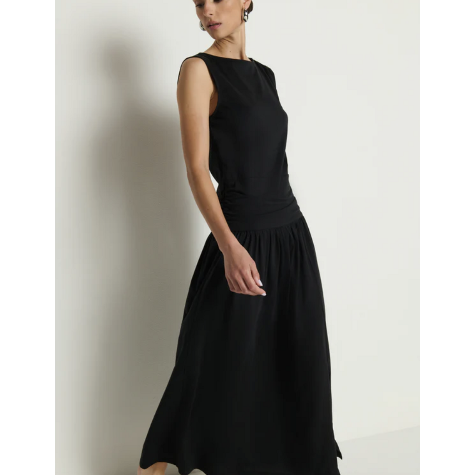 NATION LTD NATION CLEO MIDI DRESS