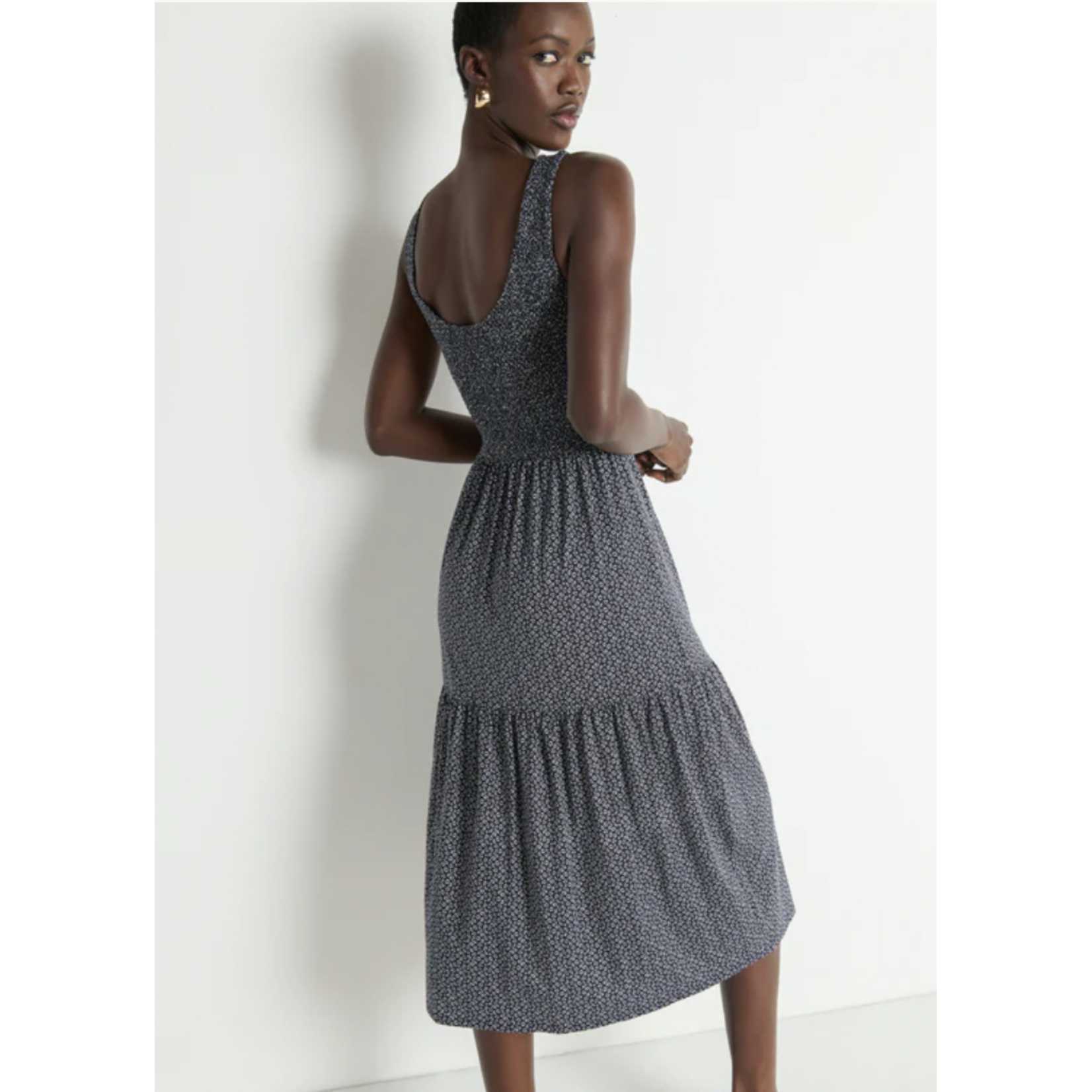 NATION LTD NATION CLEMENTINE MIDI DRESS