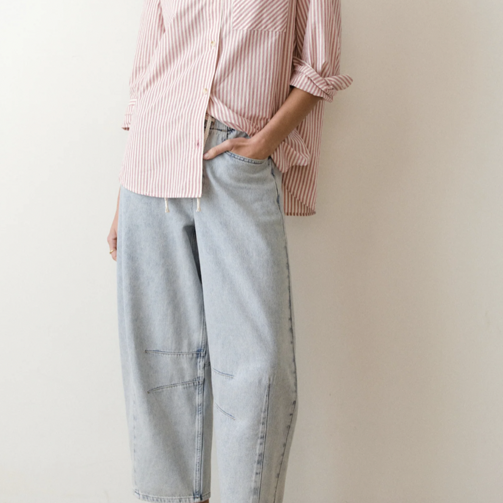 MARINE LAYER ELLA BARREL LEG PANT