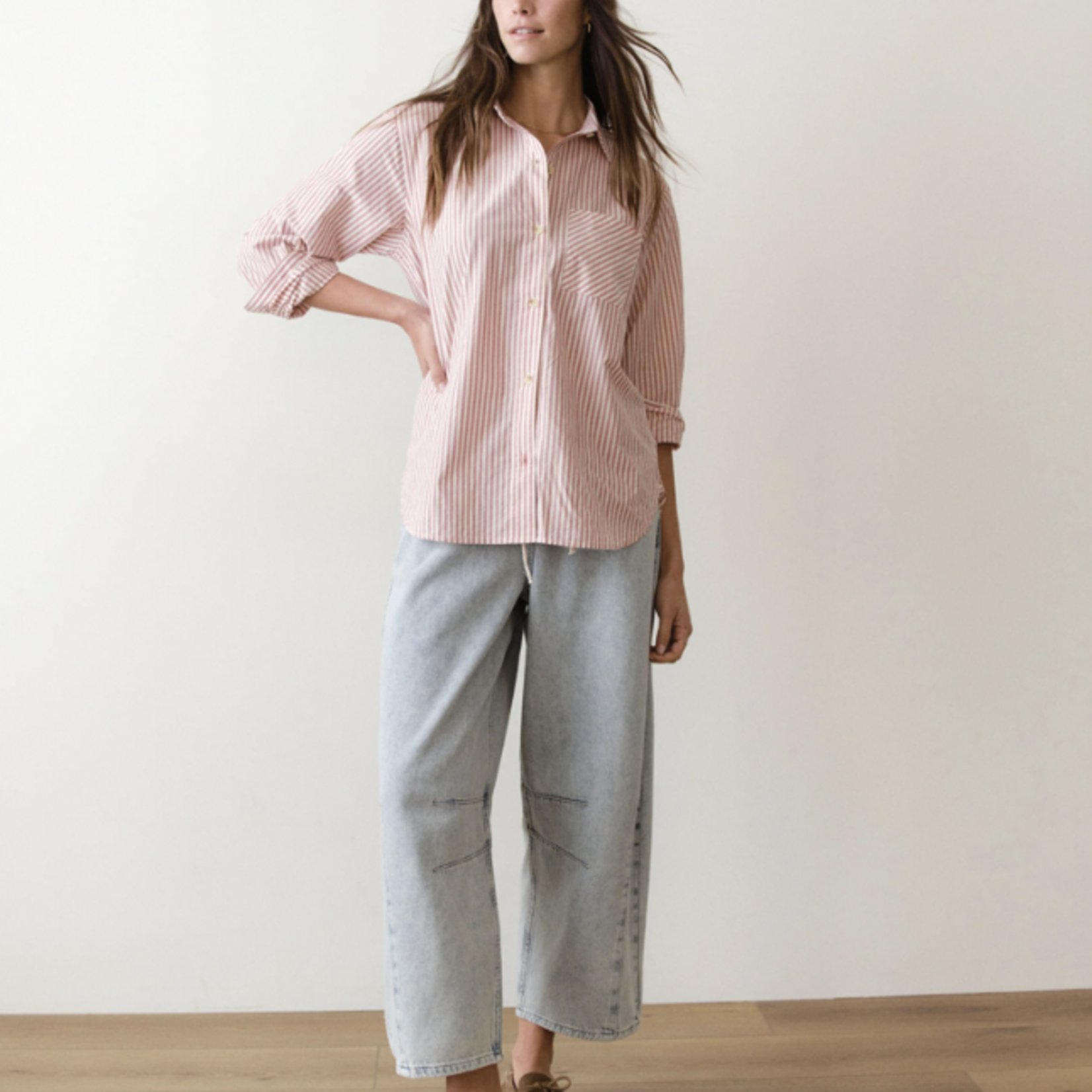 MARINE LAYER ELLA BARREL LEG PANT