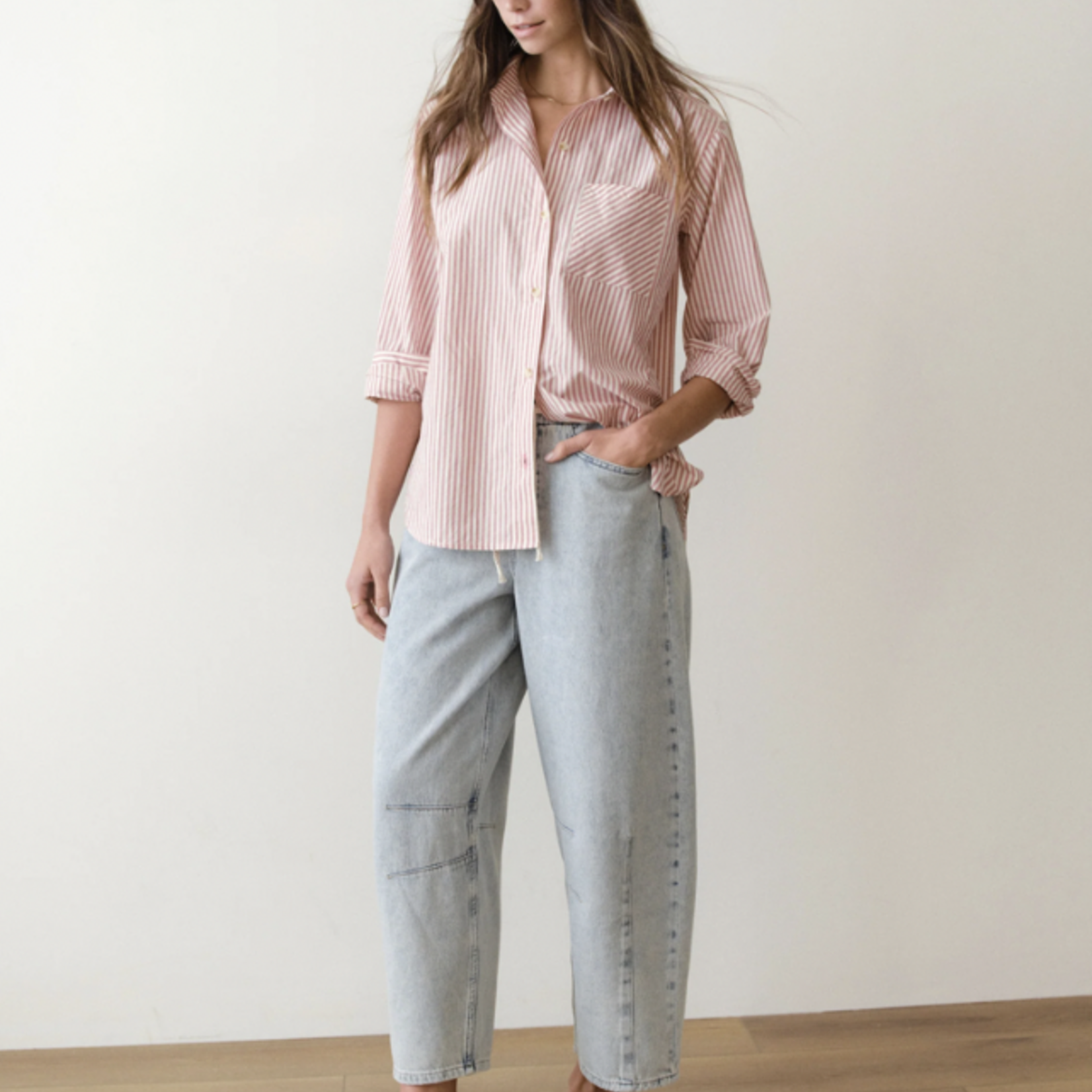 MARINE LAYER ELLA BARREL LEG PANT
