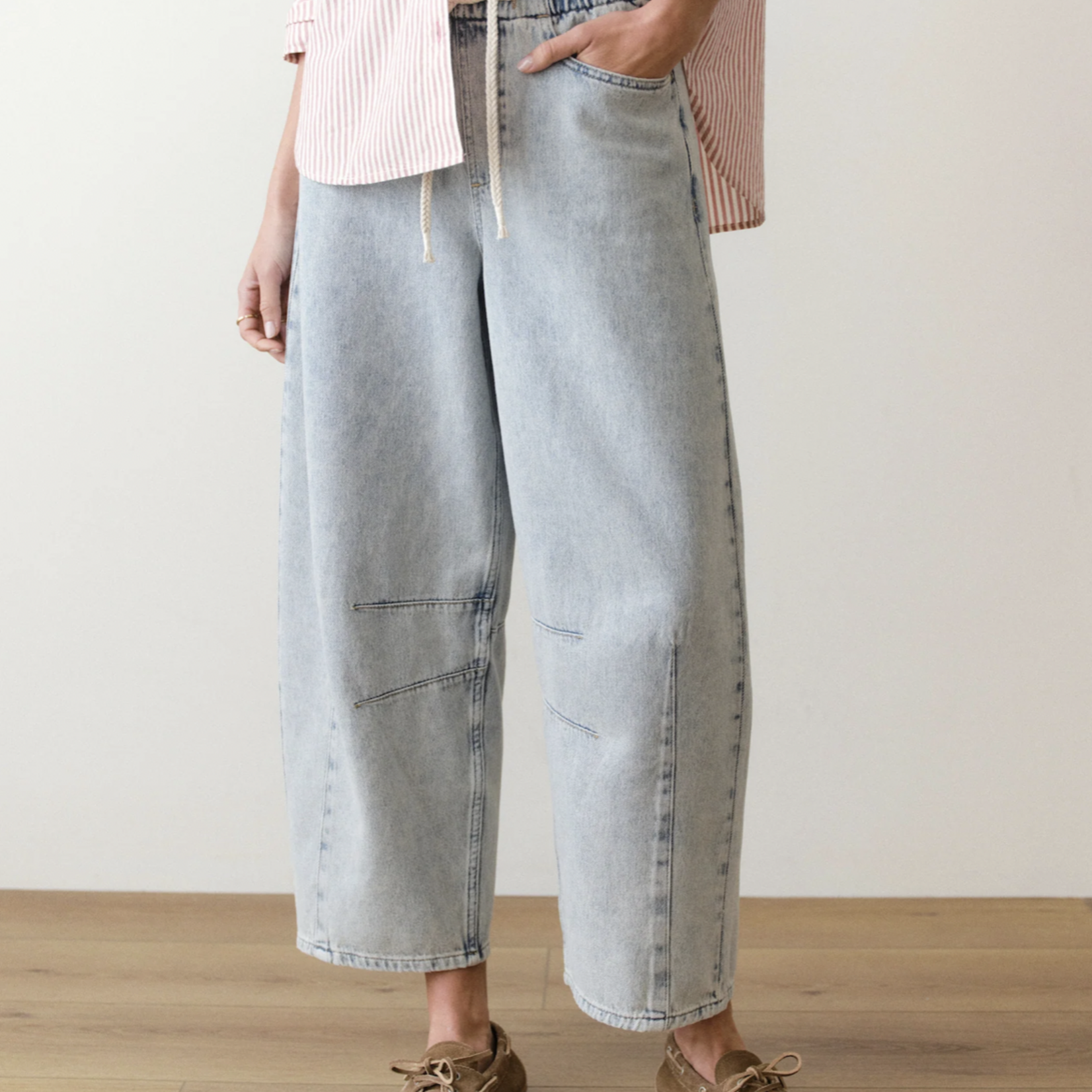 MARINE LAYER ELLA BARREL LEG PANT