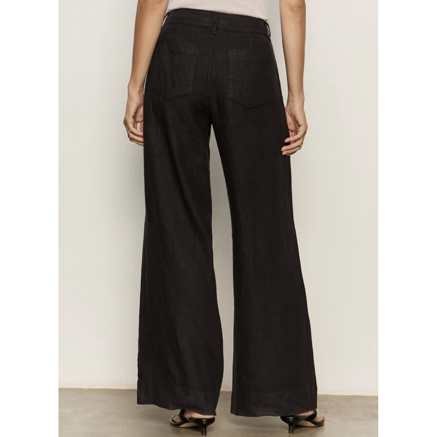 SANCTUARY SANCTUARY LINEN MARINE WIDE LEG