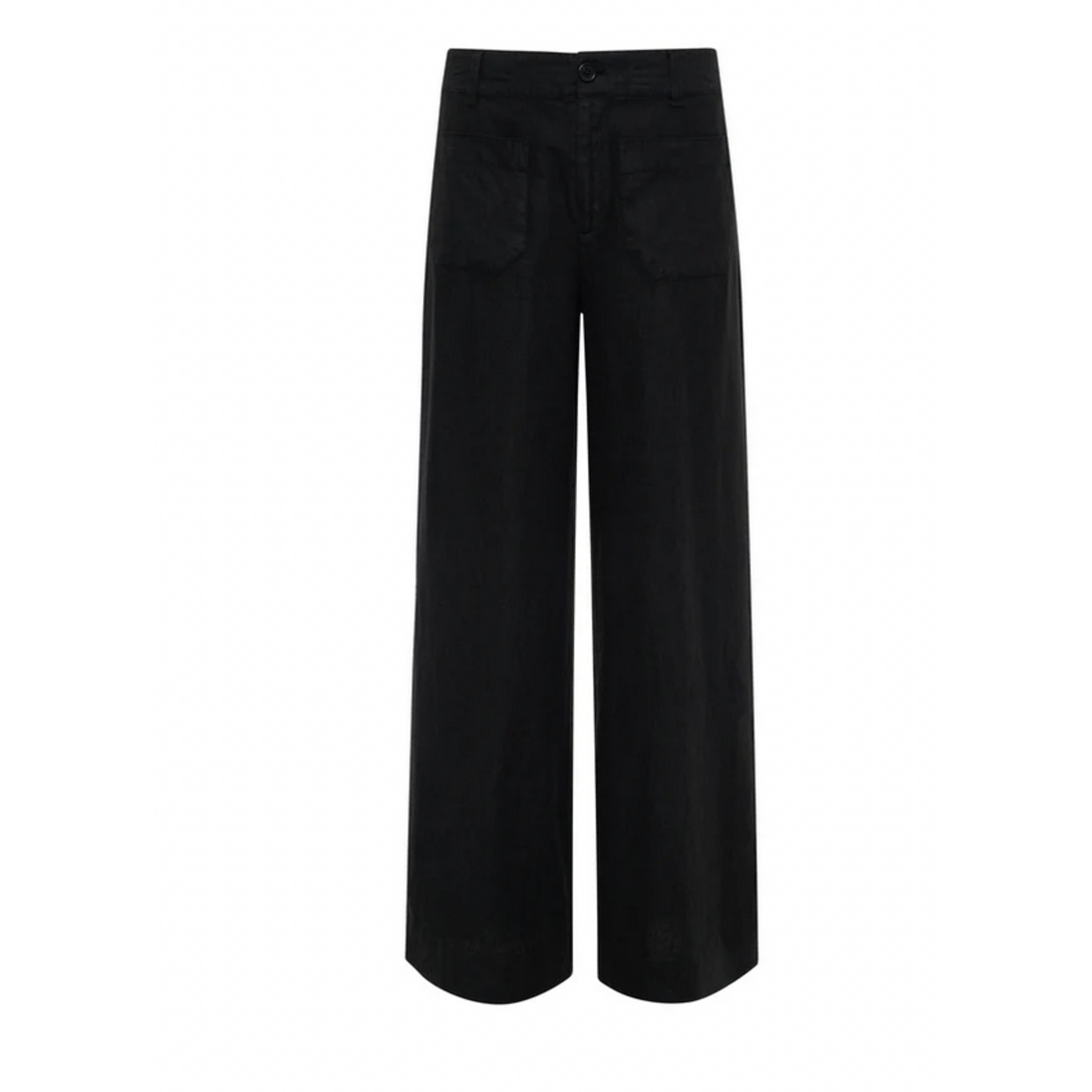 SANCTUARY SANCTUARY LINEN MARINE WIDE LEG
