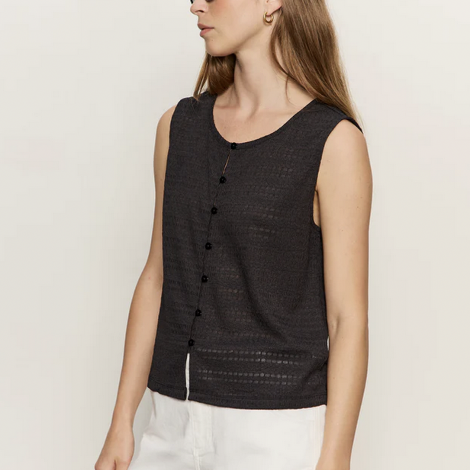 SANCTUARY SANCTUARY TEXTURED VACATION SHELL TOP