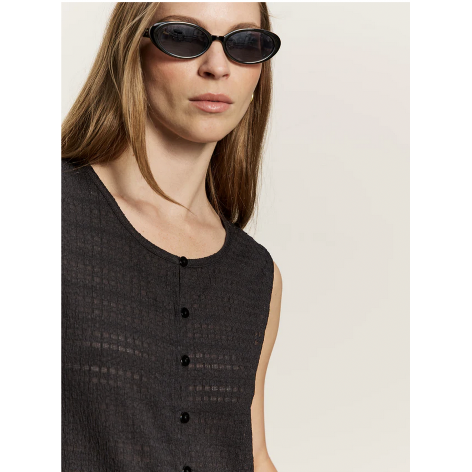 SANCTUARY SANCTUARY TEXTURED VACATION SHELL TOP