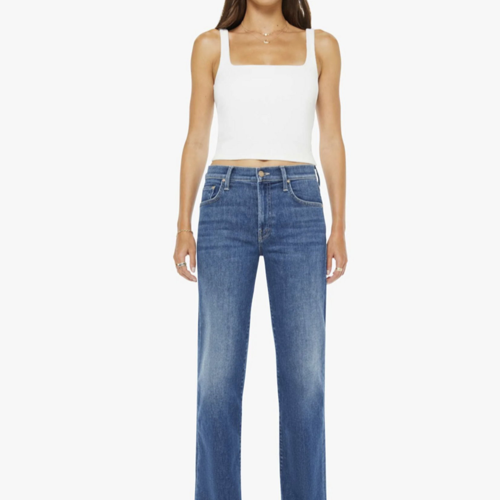 MOTHER MOTHER MID RISE RAMBLER ZIP ANKLE