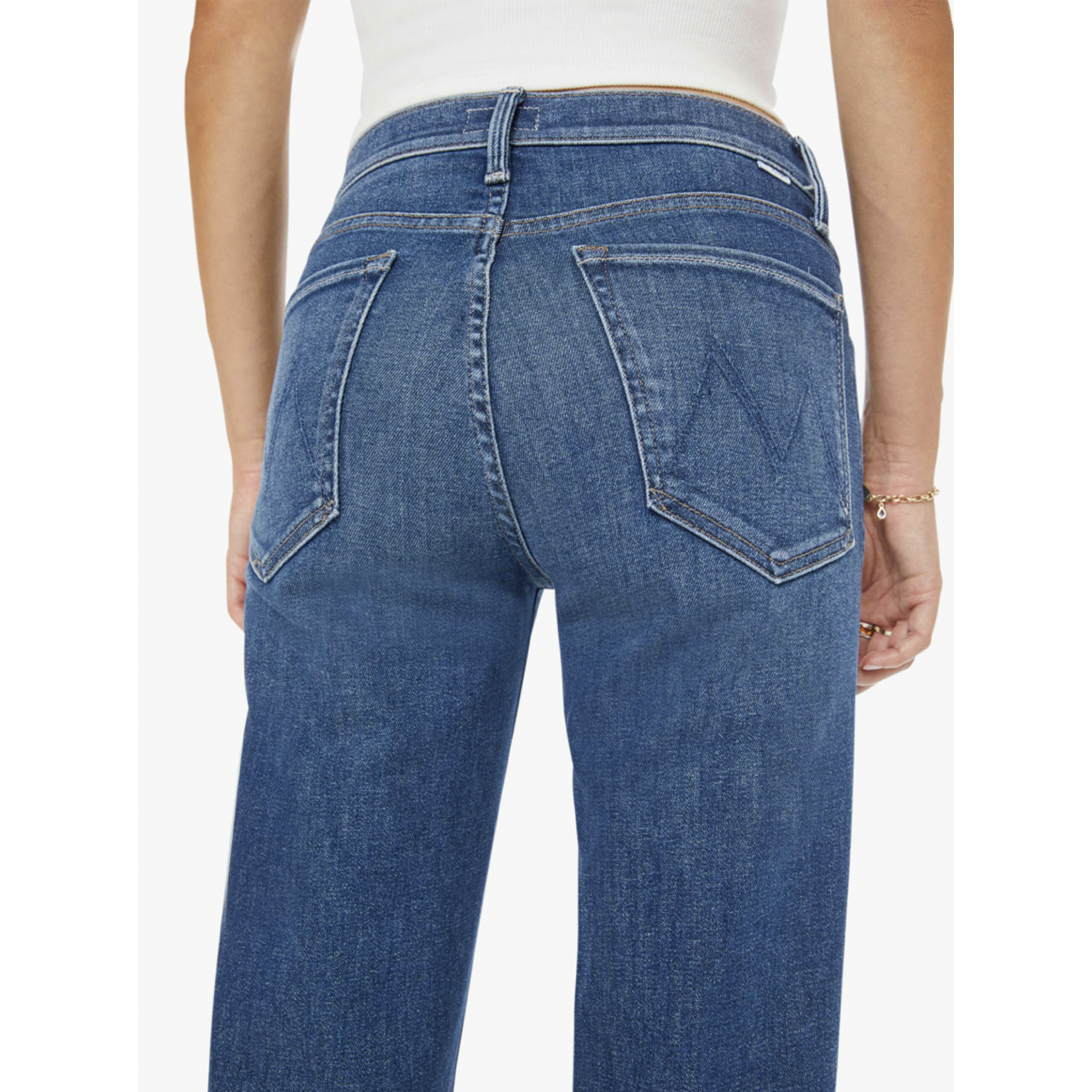 MOTHER MOTHER MID RISE RAMBLER ZIP ANKLE