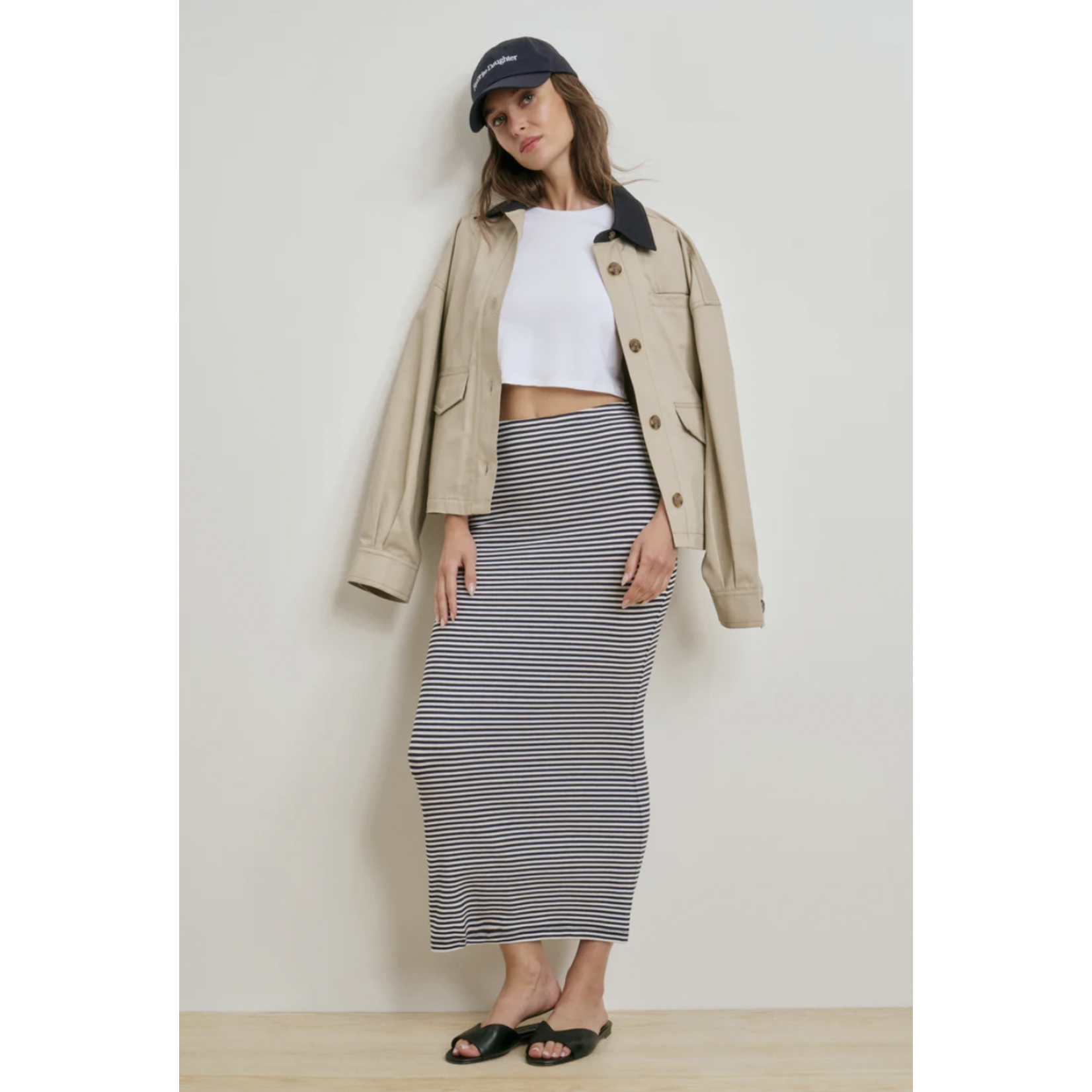 FAVORITE DAUGHTER FAVORITE DAUGHTER FOUNDATION MIDI SKIRT