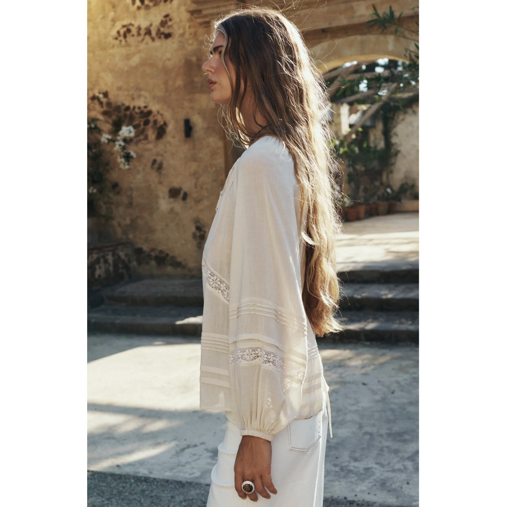SPELL SPELL HERA LACE BLOUSE