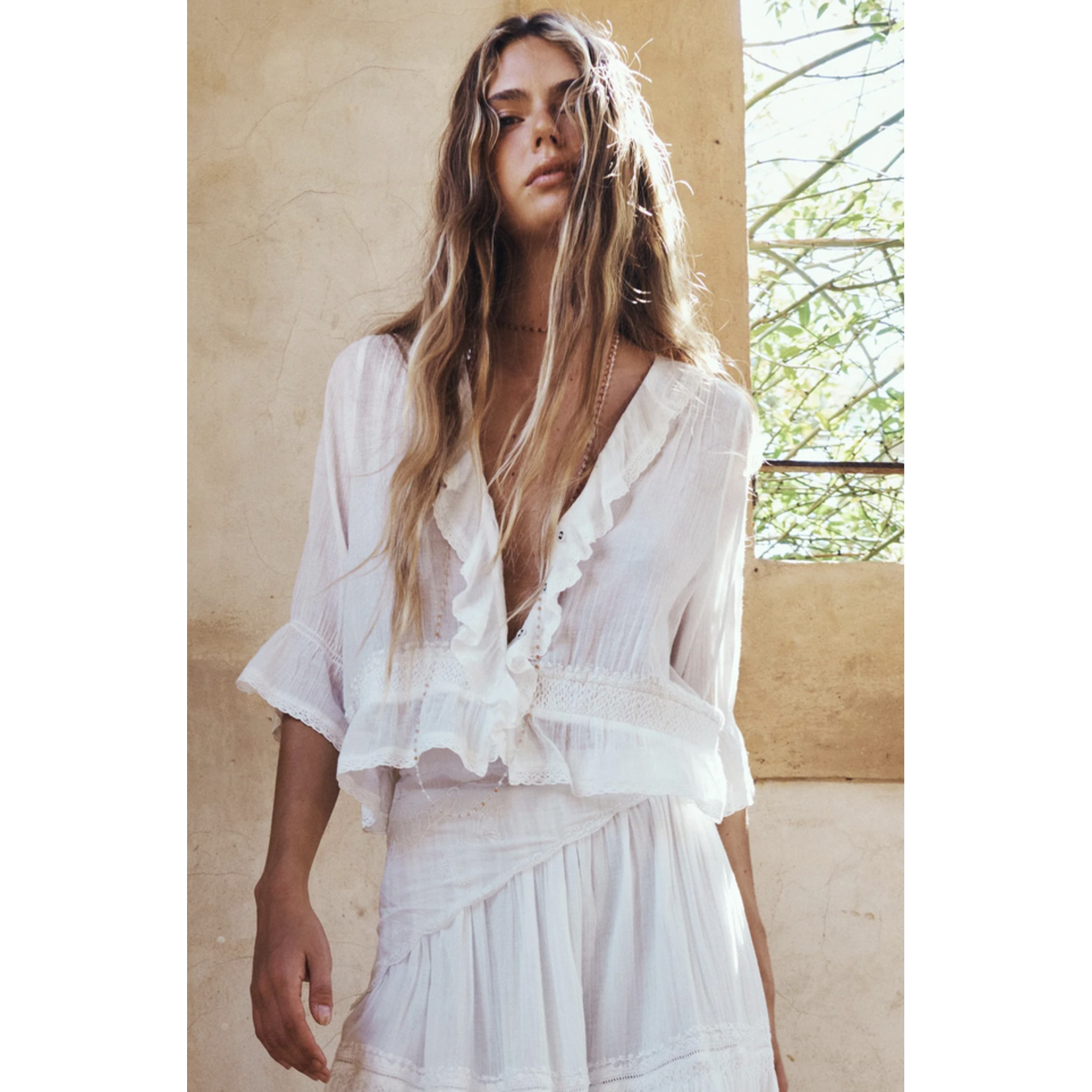 SPELL SPELL PRAIRIE BLOUSE
