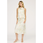 LUCY PARIS LUCY PARIS BARBARA SATIN SKIRT