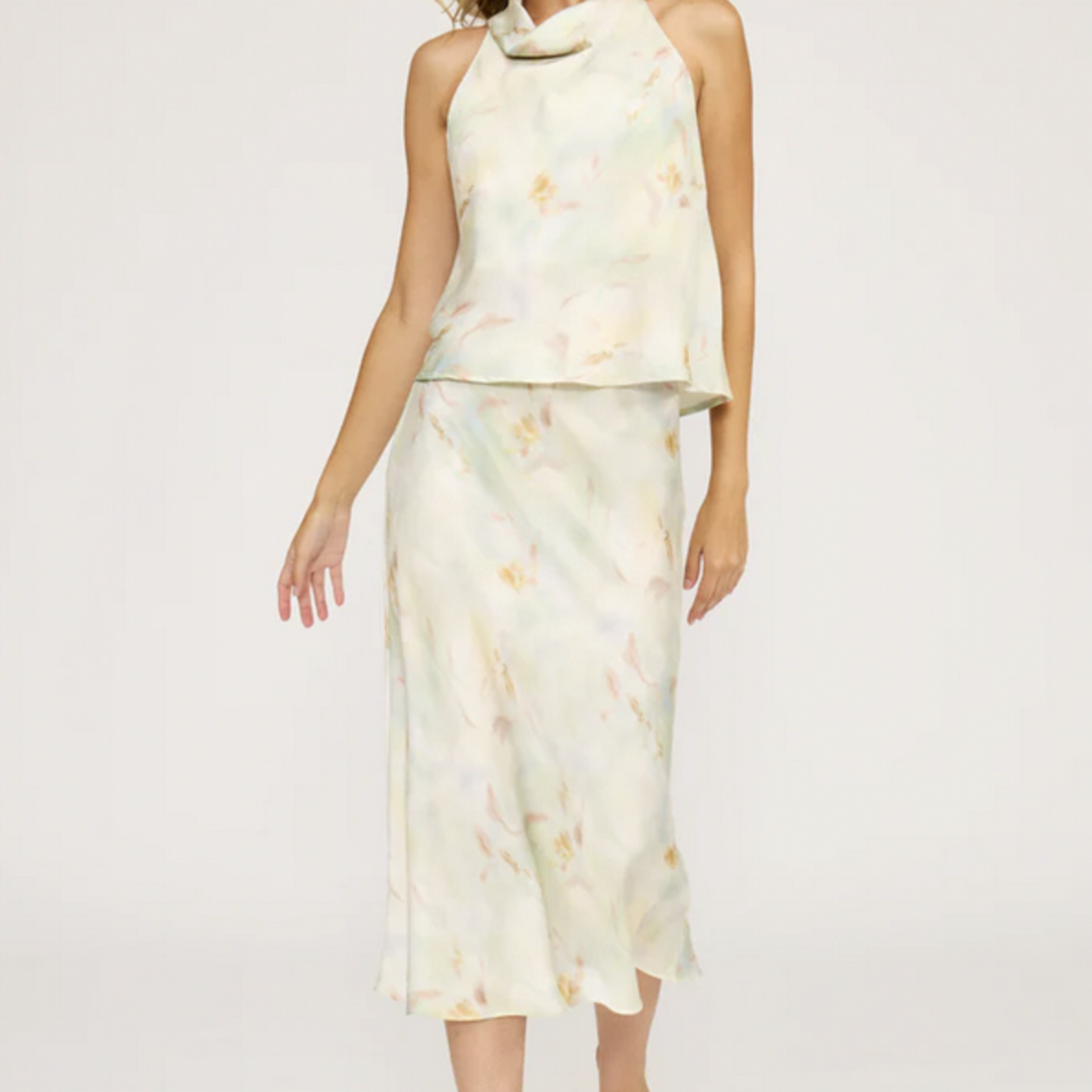 LUCY PARIS LUCY PARIS BARBARA SATIN SKIRT