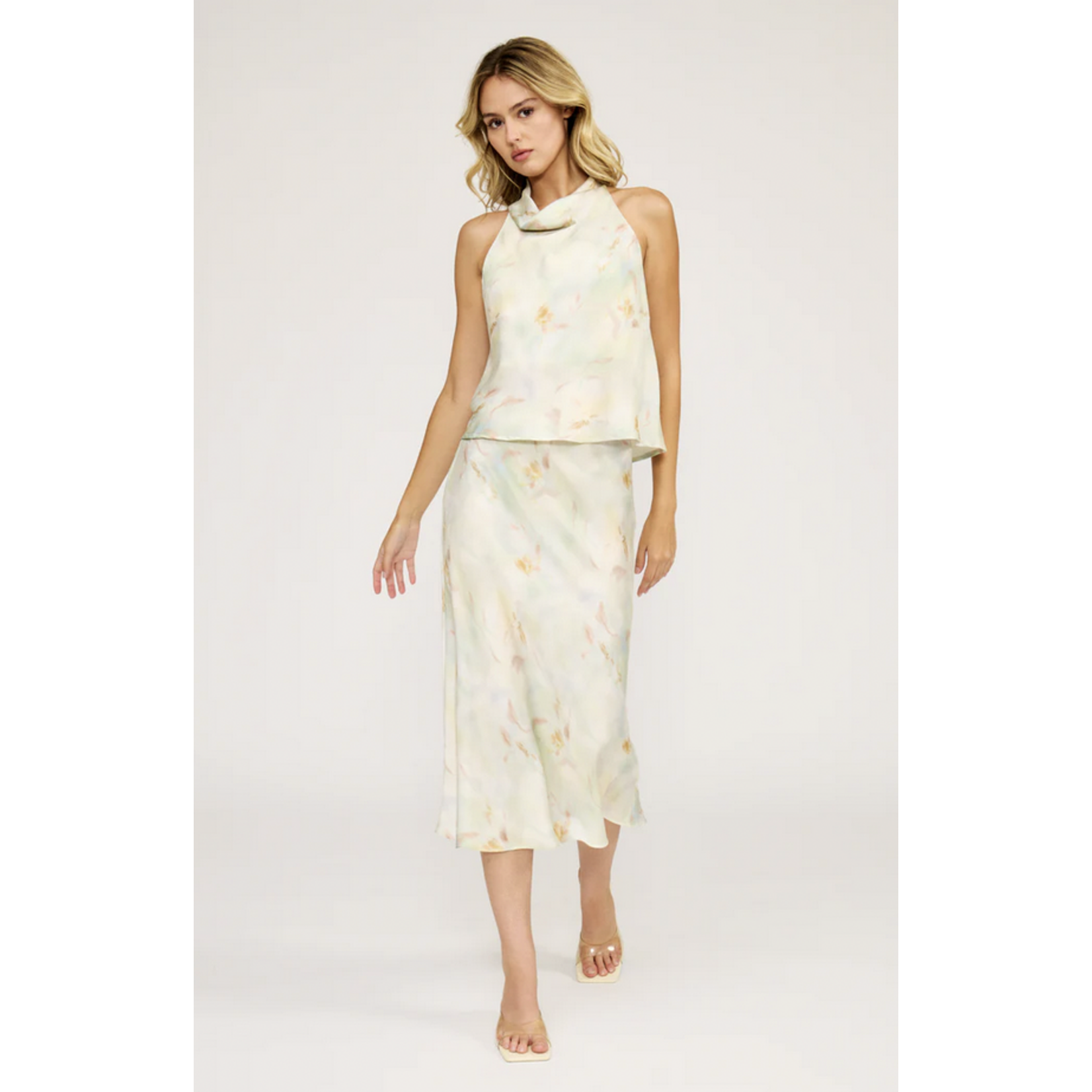 LUCY PARIS LUCY PARIS BARBARA SATIN SKIRT