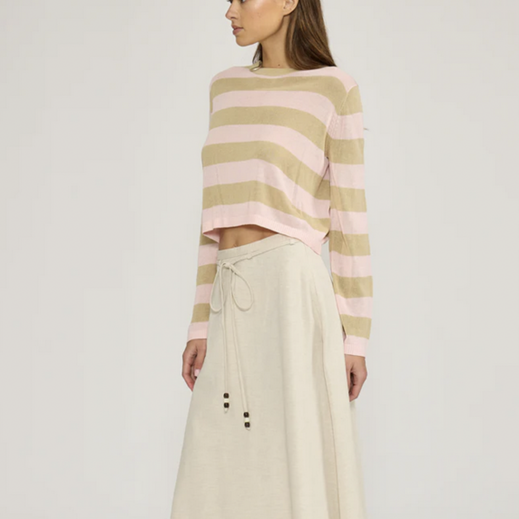 LUCY PARIS LUCY PARIS JOEL STRIPED LS TOP