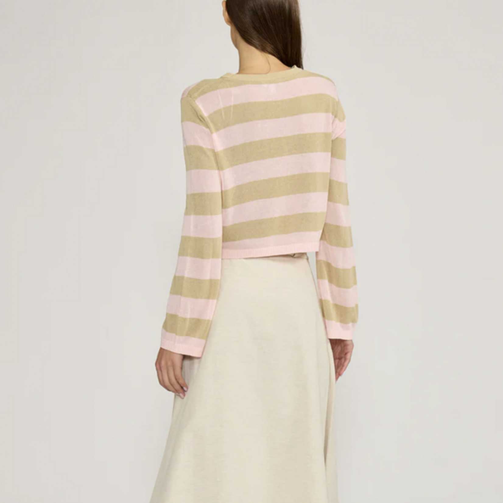 LUCY PARIS LUCY PARIS JOEL STRIPED LS TOP