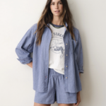 MARINE LAYER MARINE LAYER GRACEY OVERSIZED SEERSUCKER SHIRT