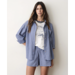 MARINE LAYER MARINE LAYER GRACEY OVERSIZED SEERSUCKER SHIRT