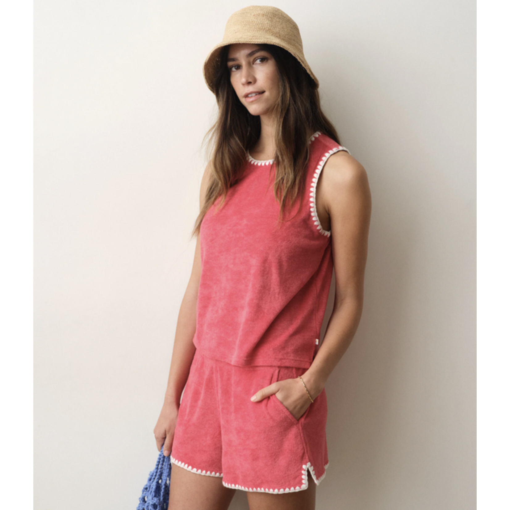 MARINE LAYER MARINE LAYER BEACH TERRY SHELL TANK