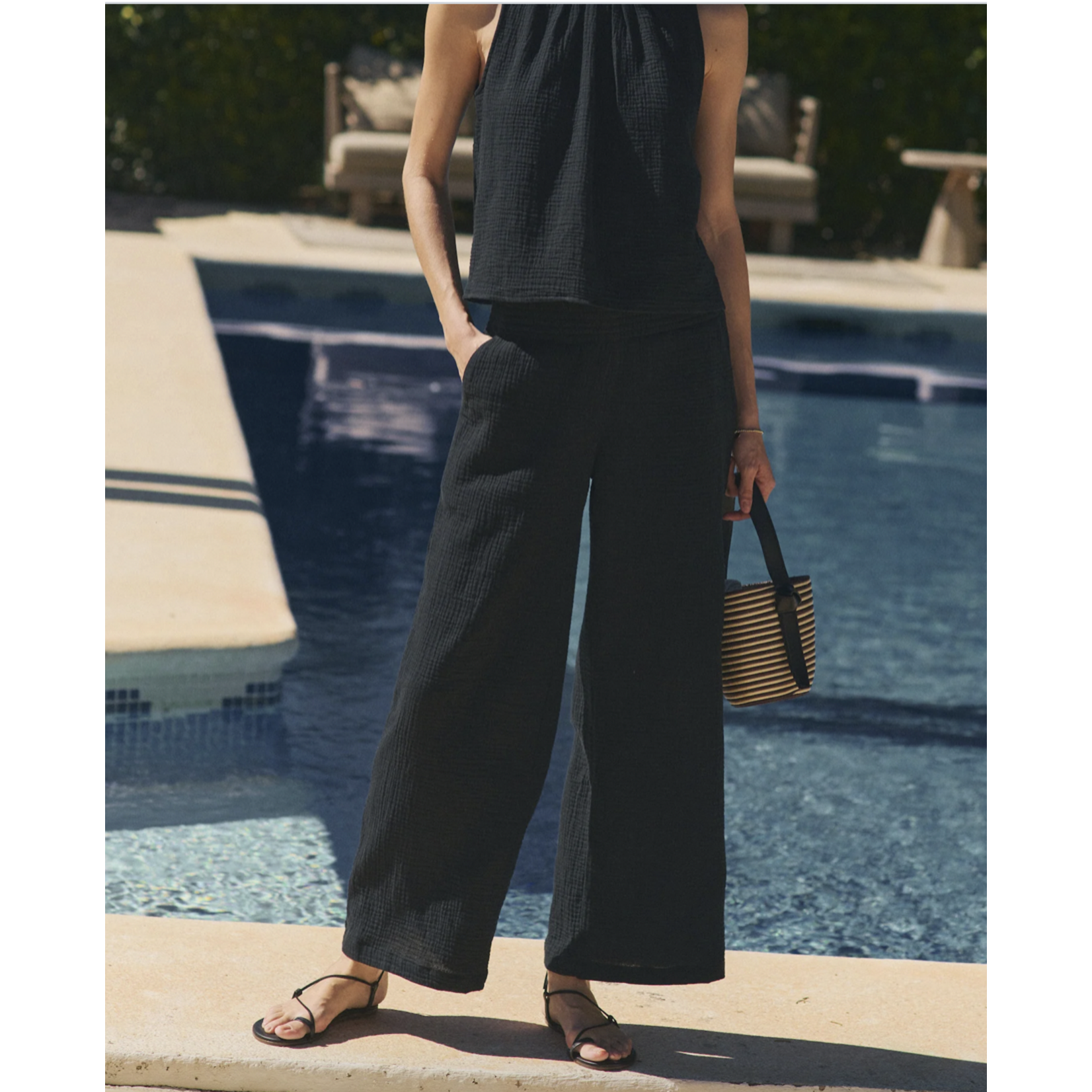 MARINE LAYER MARINE LAYER ISLA DOUBLE CLOTH PANT