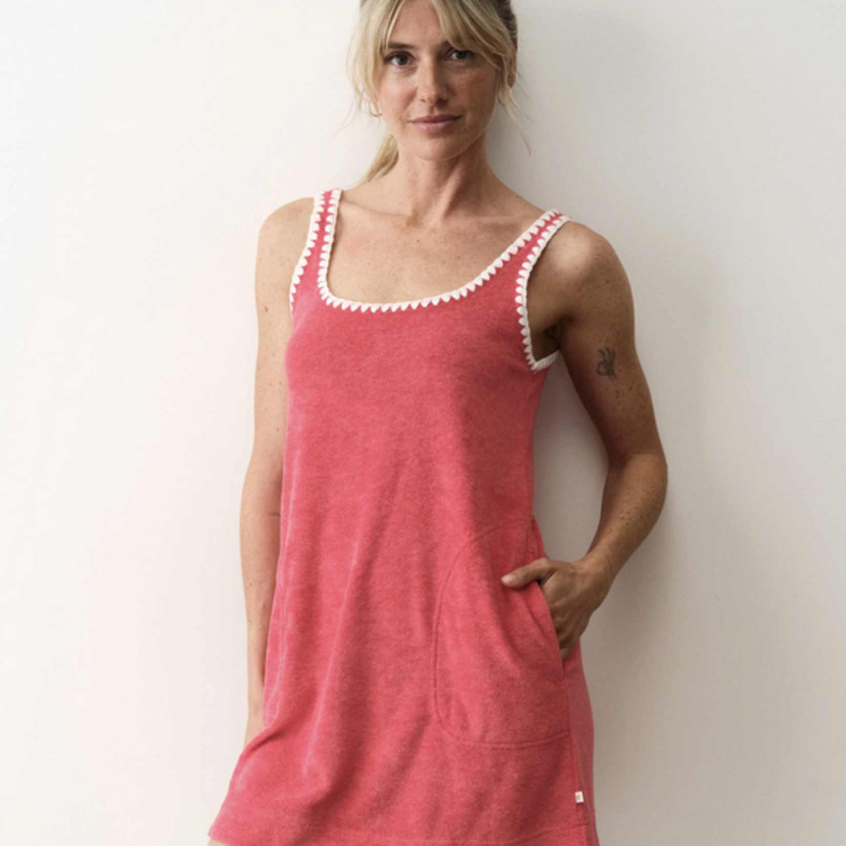MARINE LAYER MARINE LAYER BEACH TERRY DRESS