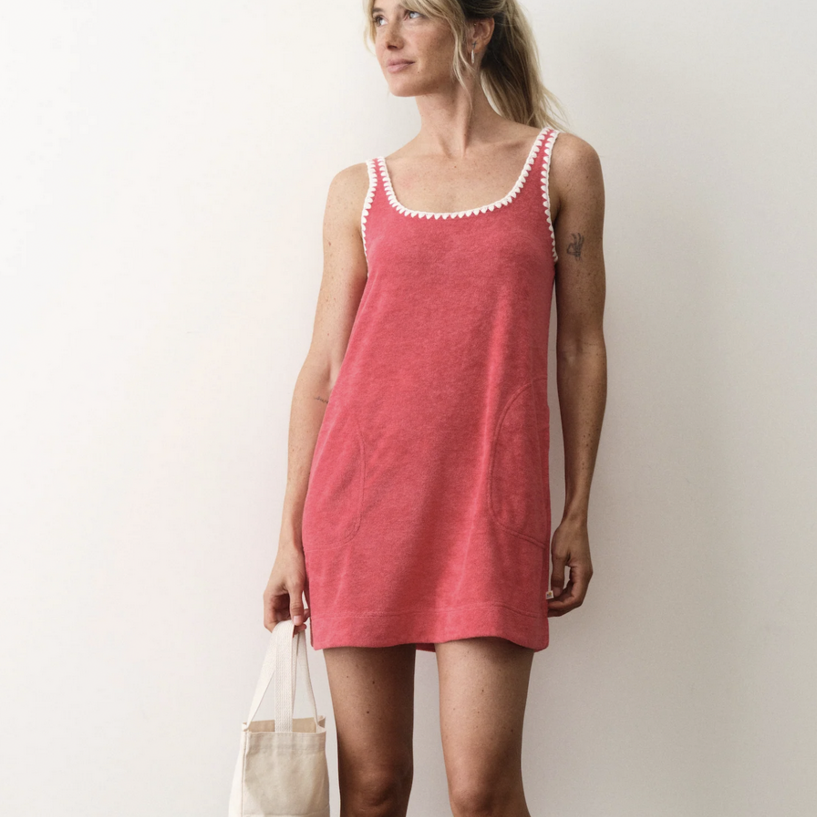 MARINE LAYER MARINE LAYER BEACH TERRY DRESS