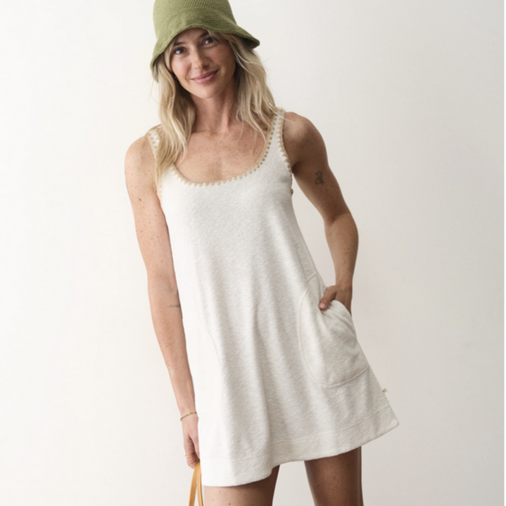 MARINE LAYER MARINE LAYER BEACH TERRY DRESS
