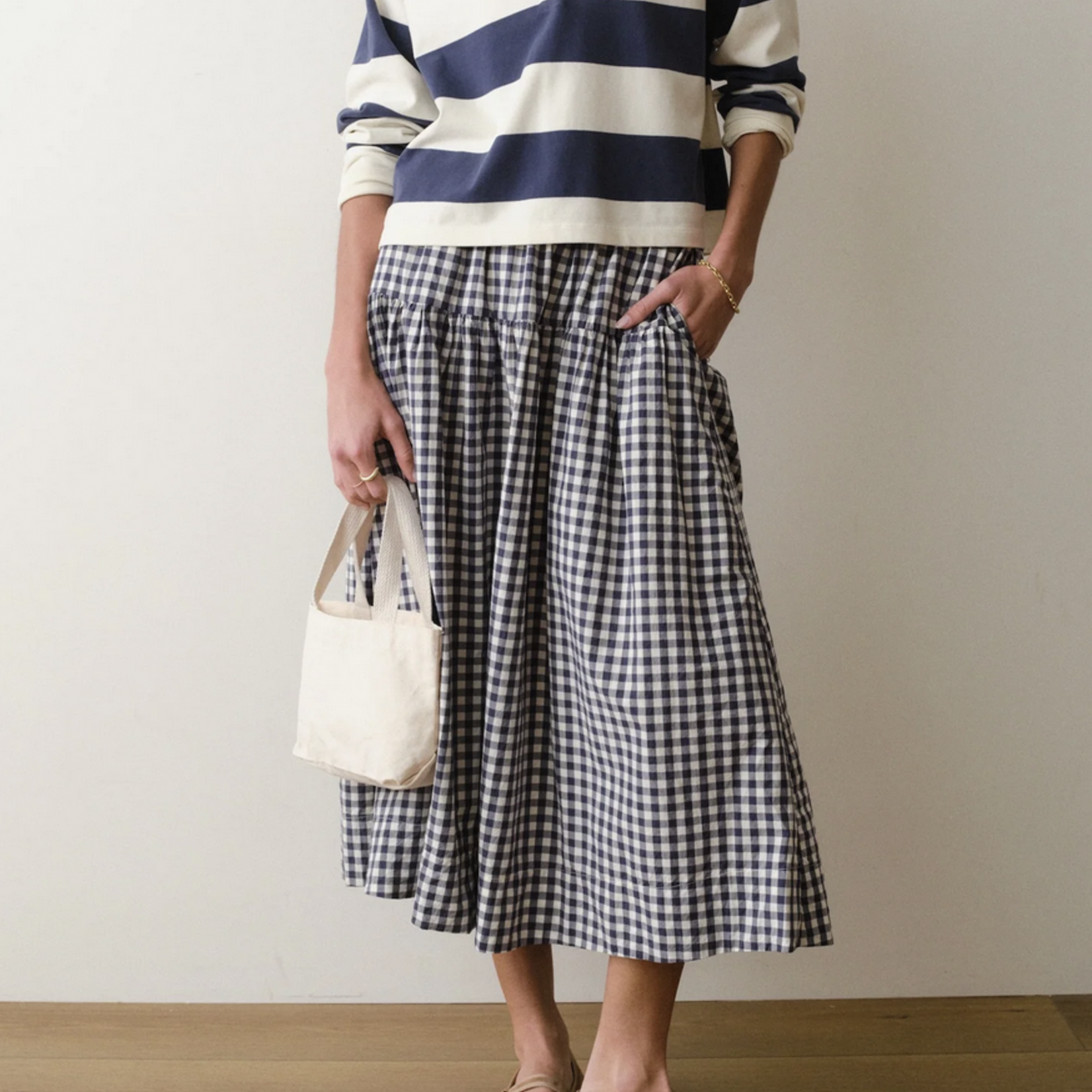 MARINE LAYER MARINE LAYER GIA POPLIN SKIRT