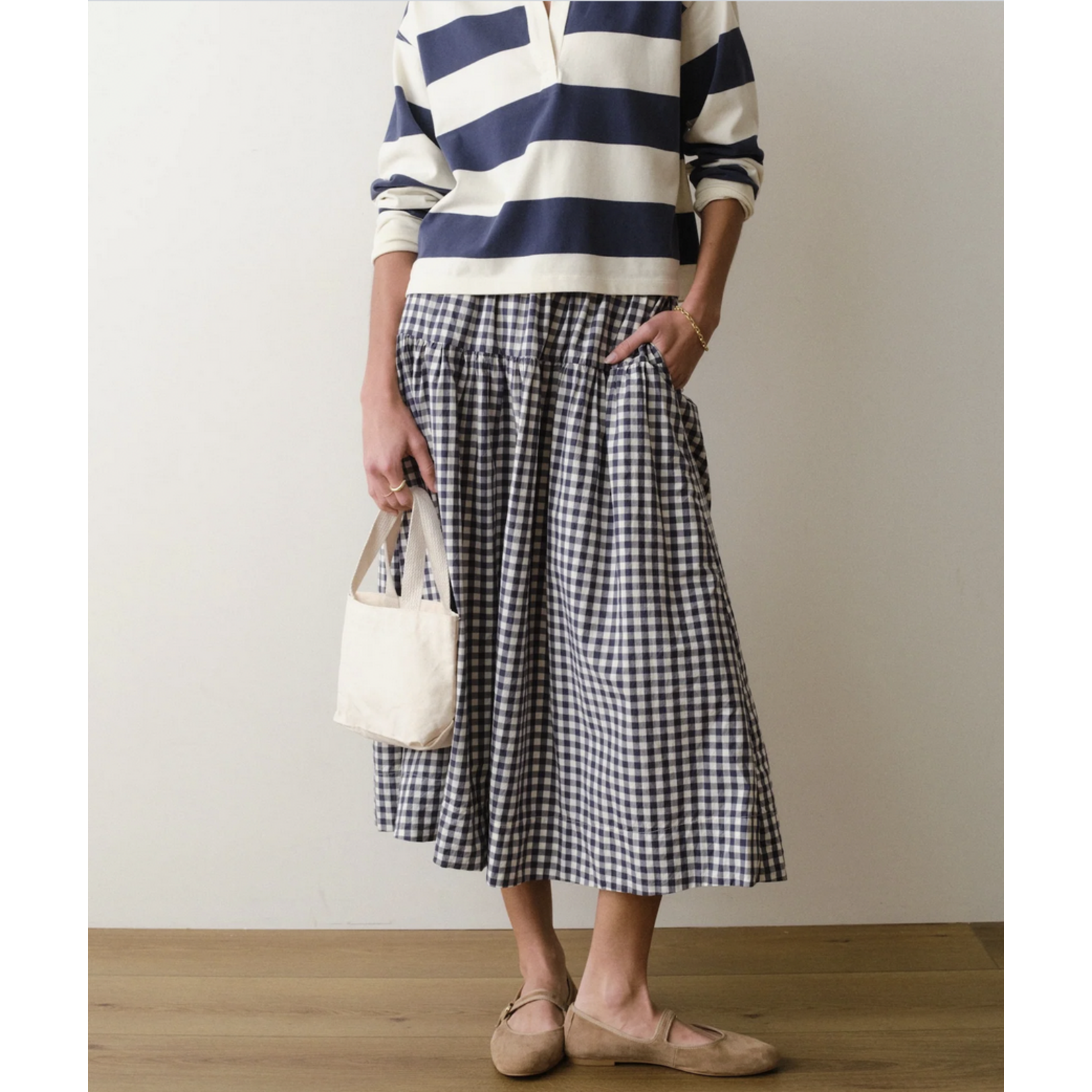 MARINE LAYER MARINE LAYER GIA POPLIN SKIRT