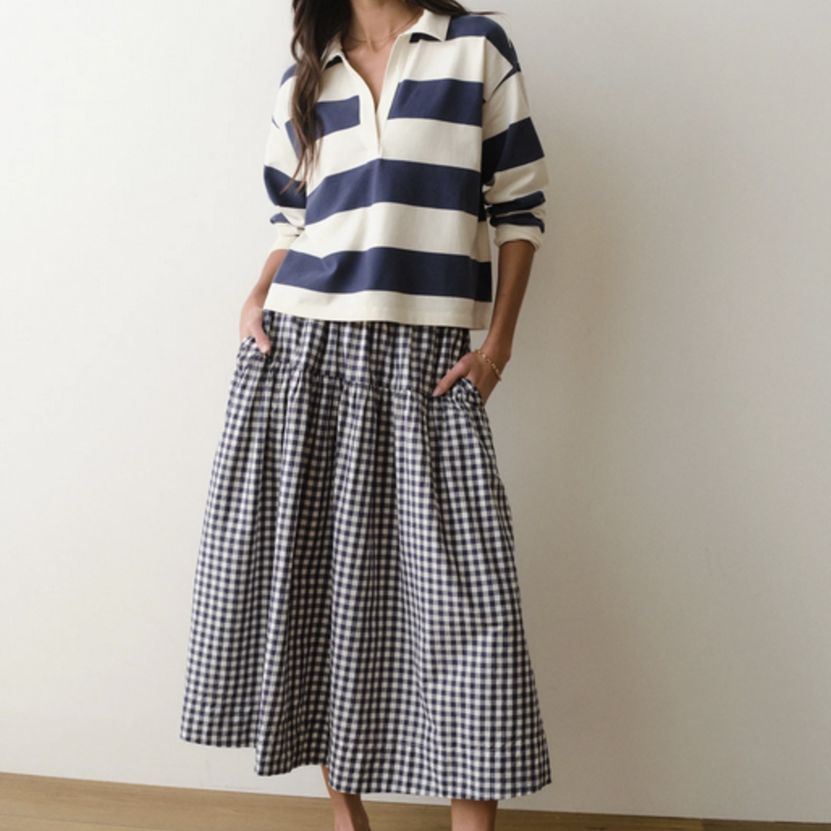 MARINE LAYER MARINE LAYER GIA POPLIN SKIRT