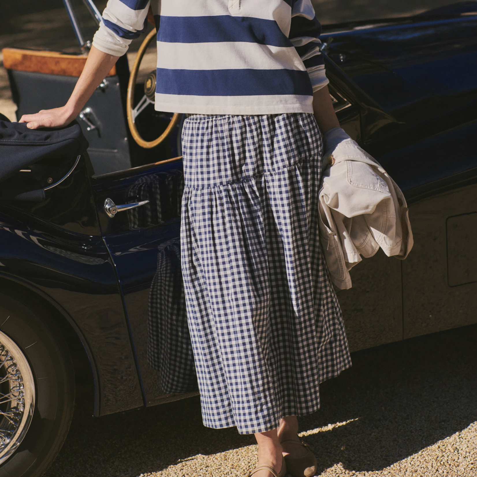 MARINE LAYER MARINE LAYER GIA POPLIN SKIRT
