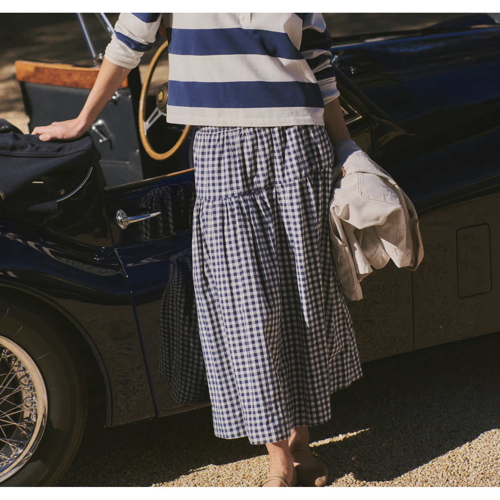 MARINE LAYER MARINE LAYER GIA POPLIN SKIRT