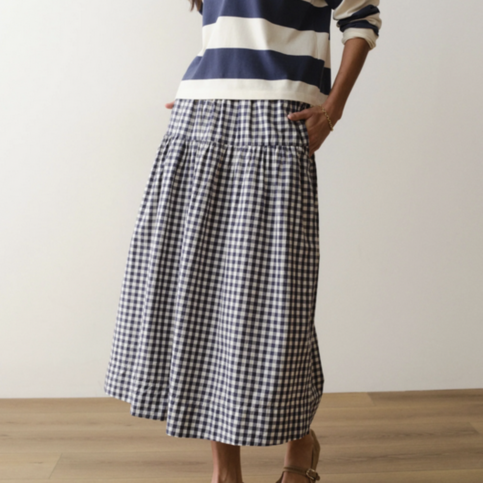 MARINE LAYER MARINE LAYER GIA POPLIN SKIRT